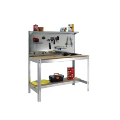Etabli 3 niveaux + panneau perforé - SIMONWORK BT3 900 - 1445 x 910 x 610 mm SIMONRACK 8435104946824