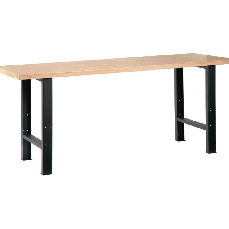 Etabli 2 Pieds Plateau Bois 2 Metres SAM Outillage - 2000-PM