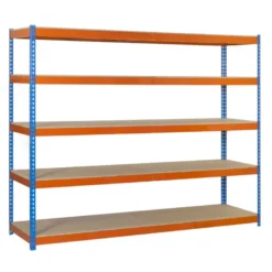 Etagère métallique 5 niveaux - 2000x2400x900 - 400kg - SIMONFORTE CHIPBOARD ST-2409-5 / SIMONRACK 8435104951132