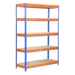 Etagère métallique 5 niveaux - 2000x1000x600 - 300kg - BRICOFORTE CHIPBOARD BF-1006-5 / SIMONRACK 8435104938638