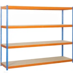Etagère métallique 4 niveaux - 2000x1200x600 - 400kg - ECOFORTE CHIPBOARD EF-1206-4 / SIMONRACK 8435104922637