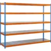 Etagère métallique 5 niveaux - 2000x1500x600 - 400kg - ECOFORTE METAL EF-1506-5 / SIMONRACK 8435104977804