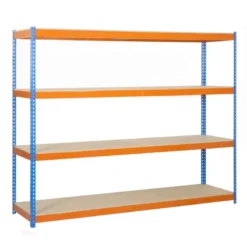 Etagère métallique 4 niveaux - 2000x1500x450 - 600kg - SIMONFORTE CHIPBOARD ST-1504-4 / SIMONRACK 8435104921210