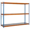 Etagère métallique 3 niveaux - 2000x2400x600 - 400kg - SIMONFORTE METAL ST-2406-3 / SIMONRACK 8435104945919
