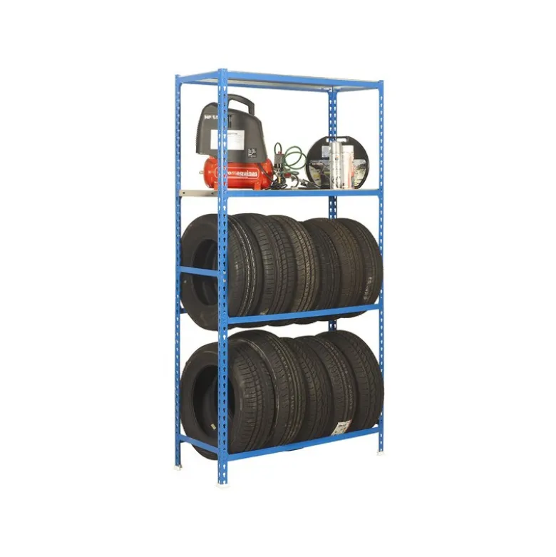 Etagère 4 niveaux 720 kg - KIT SIMONGARAGE MEGAPLUS 4/400 - 1200 x 2000 x 400 mm SIMONRACK 8435104944233