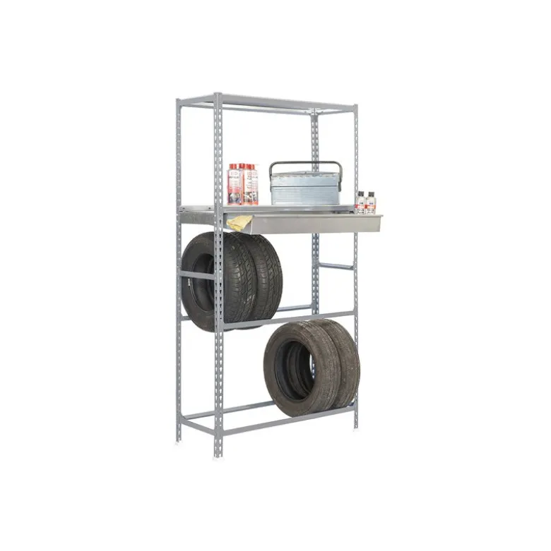 Etagère 4 niveaux + 1 tiroir 800kg - Kit SIMONRACING BOX PLUS 3/400 - 1000 x 2000 x 400 mm SIMONRACK 8435104944288