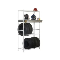 Etagère 4 niveaux + 1 tiroir 800kg - Kit SIMONRACING BOX PLUS 3/400 - 1000 x 2000 x 400 mm SIMONRACK 8435104944288