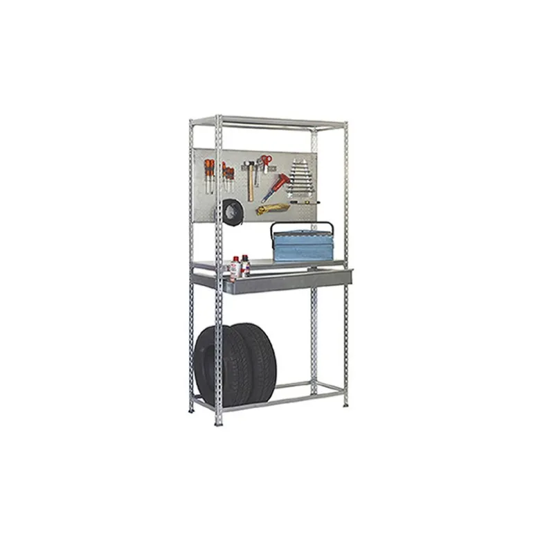 Etagère 3 niveaux + 1 tiroir 600kg - Kit SIMONRACING BOX PLUS 3/400 - 1000 x 2000 x 400 mm SIMONRACK 333109233201043