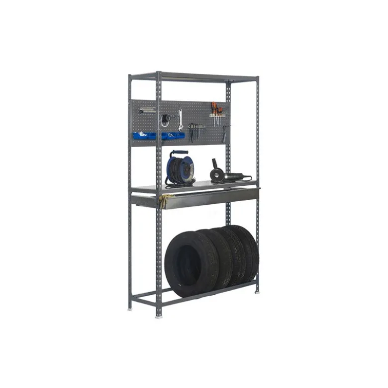 Etagère 3 niveaux + 1 tiroir 600kg - Kit SIMONRACING BOX PLUS 3/400 - 1000 x 2000 x 400 mm SIMONRACK 333109233201043