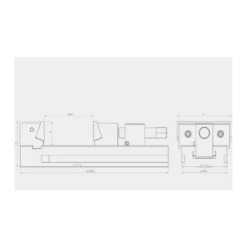 Etau Dolex Ouverture 315 mm Pour Fraiseuse Série 700 720-30
