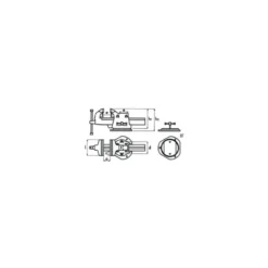 Etau Dolex Ouverture 240 mm Serre-tubes Base Tournante Série 80 - 88 T 88T