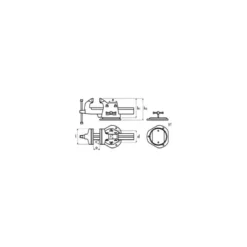 Etau Dolex Ouverture 240 mm Série 50 - 58