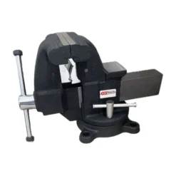 Etau lourd à mors parallèles en acier trempé ouverture 160mm 6.5" KS TOOLS - 914.0246F