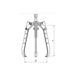 Extracteur 3 Bras Auto-Serrants Courts - SAM Outillage