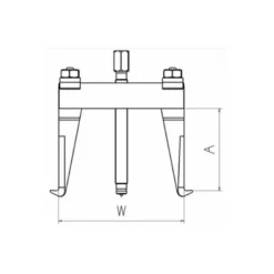 Extracteur 2 Bras Et Largeur Ajustable de 30 à 510 mm (selon modèle) SAM Outillage