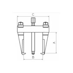 Extracteur 2 Bras Et Largeur Ajustable de 30 à 510 mm (selon modèle) SAM Outillage