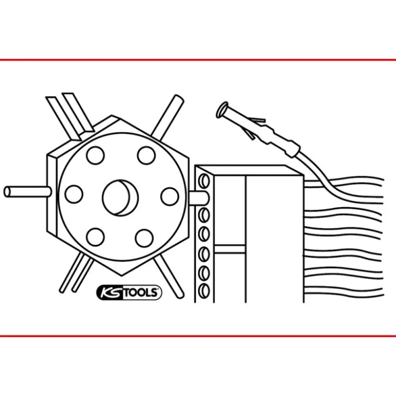 Extracteur de cosses KS TOOLS 150.1232