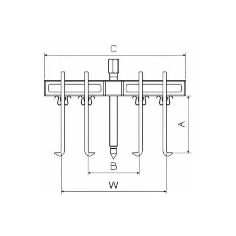Extracteur Multi-Usage Deux Bras 35 - 173mm - 4T SAM Outillage - EX-270-1