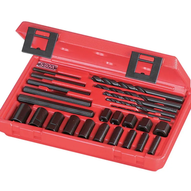 Extracteurs Pour Vis Cassees - Coffret De 25 SAM Outillage - 762-C-25