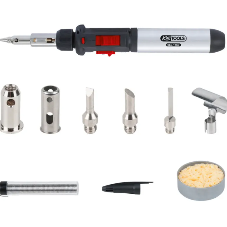 Fer à souder à gaz avec piézo-électrique KS TOOLS 960.1160