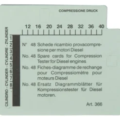 Fiches diagramme diesel 48 pcs KS TOOLS 150.1657