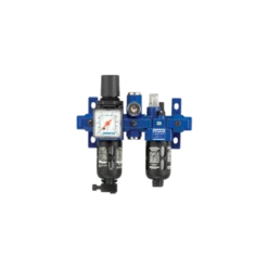 Filtre régulateur lubrificateur 3/8 avec manomètre pour sortie air sec PREVOST TB SME2