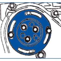 Flasque pour blocage de pompe à eau OPEL BRILLIANT TOOLS - BT526008