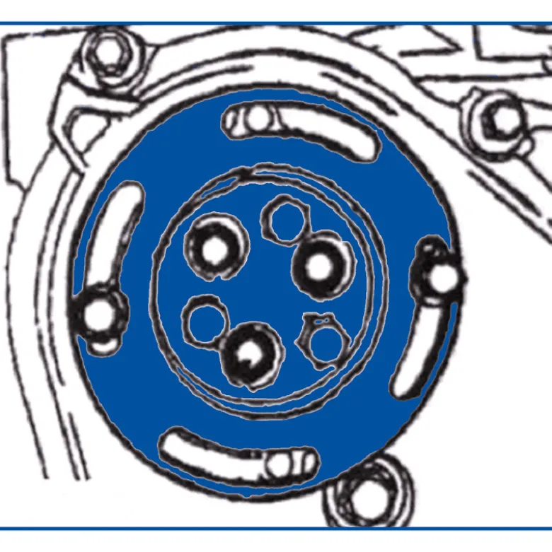 Flasque pour blocage de pompe à eau OPEL BRILLIANT TOOLS - BT526008