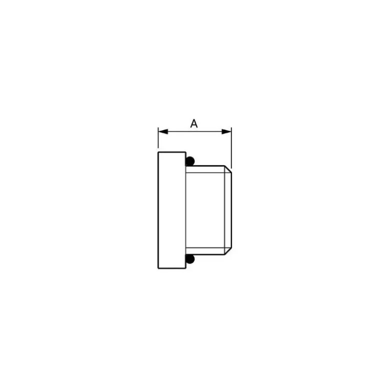 Fourrure à joint plat mâle G 3/4 / femelle G 1/2 PREVOST EFO 3412