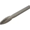 Fraise Tige D. 6X60Mm Hss Flamme D. 6X20Mm Avec Bout Arrondi SAM Outillage - 19666