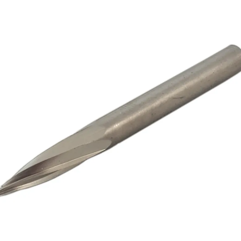 Fraise Tige D.6X60Mm Hss Ogive D.6X18Mm Avec Pointe Aplatie SAM Outillage - 19663-P