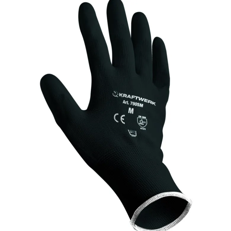 Gants de Travail PU TailleM 12pcs KREFTWERK