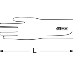 Gants d'Électricien en Latex Naturel Beige Classe 0 AZC - KS Tools