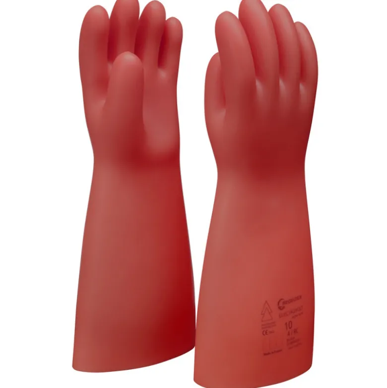Gants d'électricien isolés rouges, avec protection mécanique, classe 0 KS TOOLS