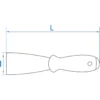 Grattoir Point De Soudure L: 12X L: 168Mm King Tony - 9CJ3104L
