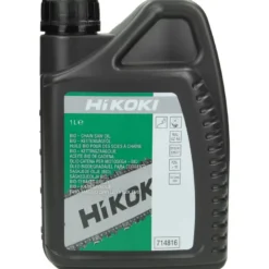 Huile de chaîne de tronçonneuse 1 litre bio-dégradable HIKOKI - 714816