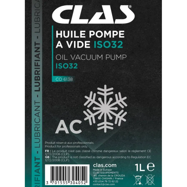 Huile pompe a vide iso32 l CLAS