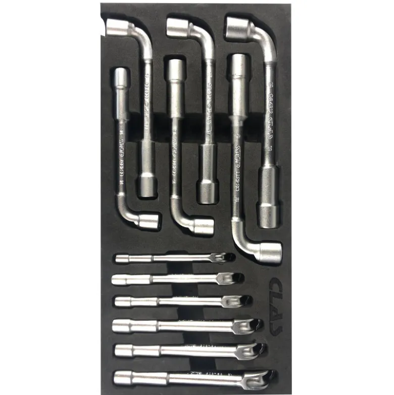 Insert cles a pipe 6 pans 8-19mm (12 pcs) CLAS OS 5399