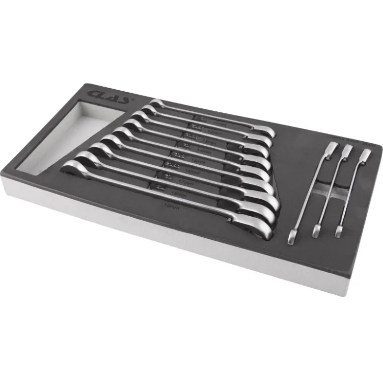 Insert cles mixtes a cliquet reversible 8-19mm (12 pcs) CLAS OS 4020