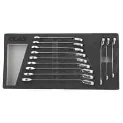 Insert cles mixtes a cliquet reversible 8-19mm (12 pcs) CLAS OS 4020