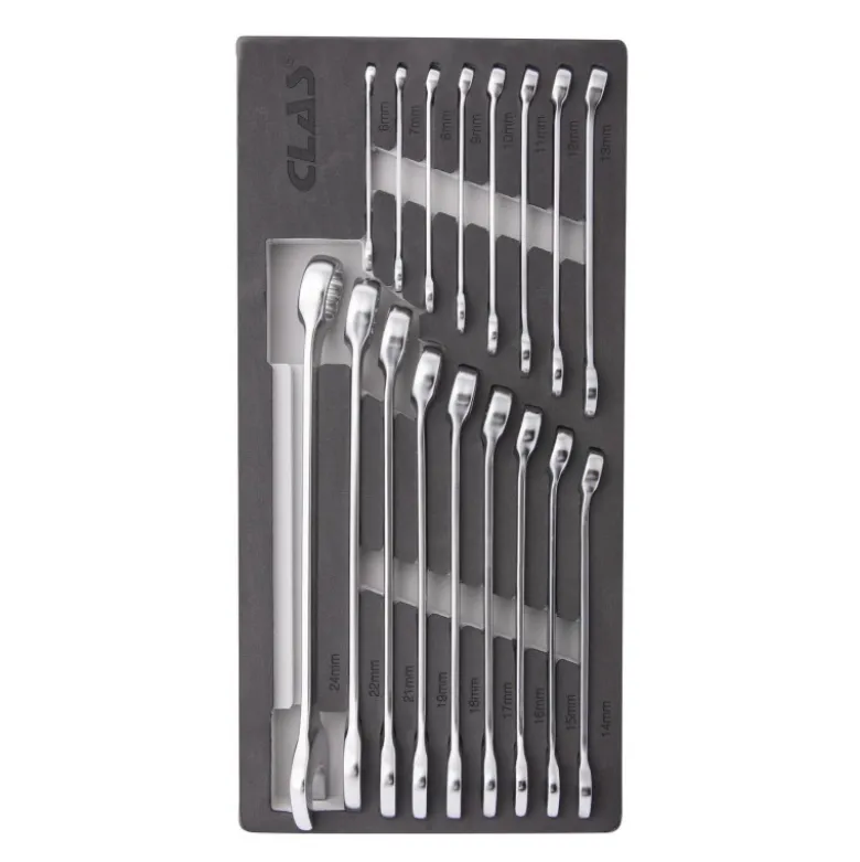 Insert cles mixtes 6-24mm (17 pcs) CLAS OS 4100