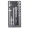 Insert cliquet 1/2" (23pcs) CLAS - OS 3000