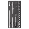 Insert cliquet 3/8" (21 pcs) CLAS OS 3600
