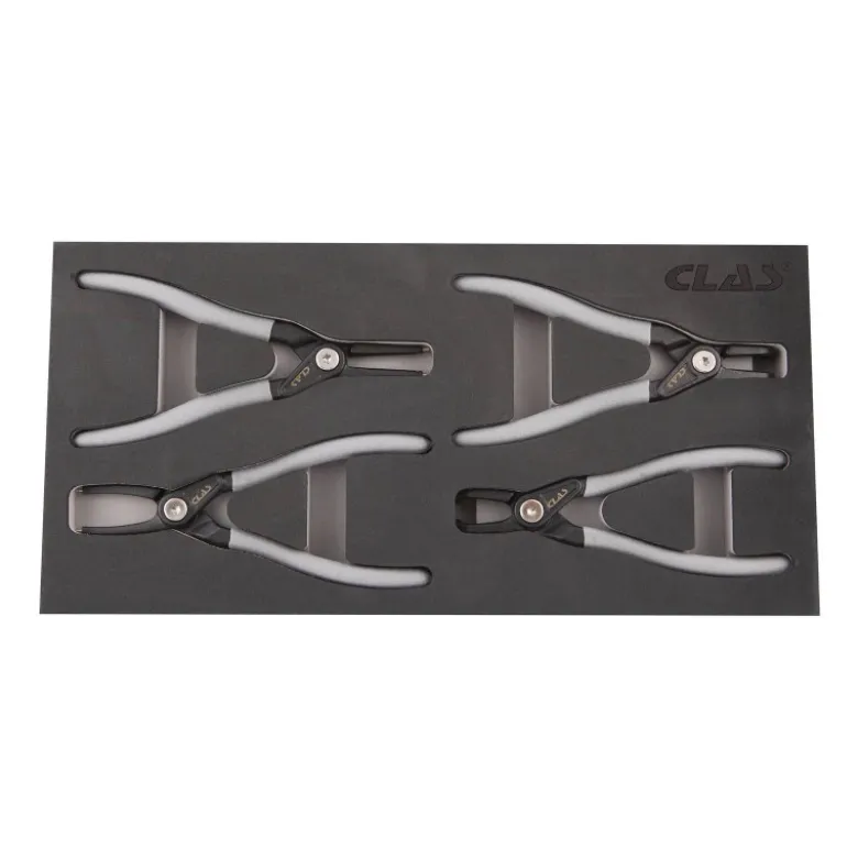 Insert pinces circlips 7" interieur-exterieur (4pcs) CLAS OS 5200