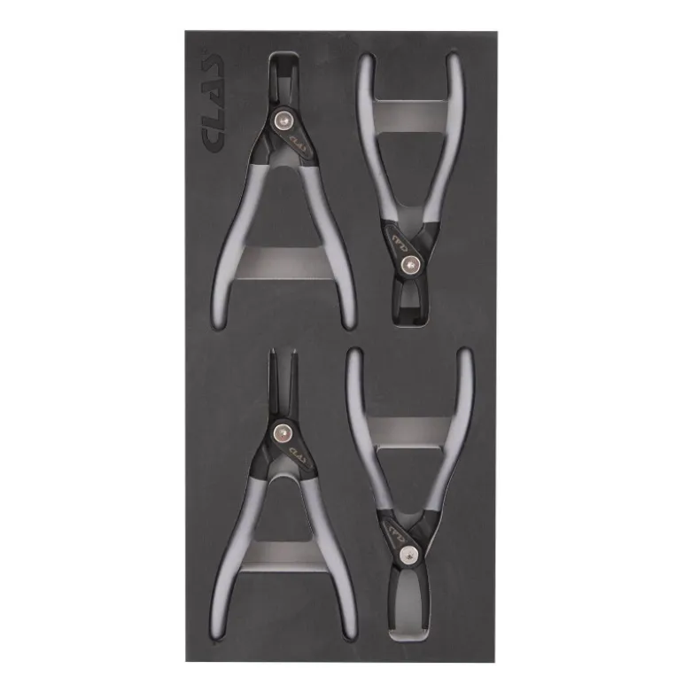 Insert pinces circlips 7" interieur-exterieur (4pcs) CLAS OS 5200