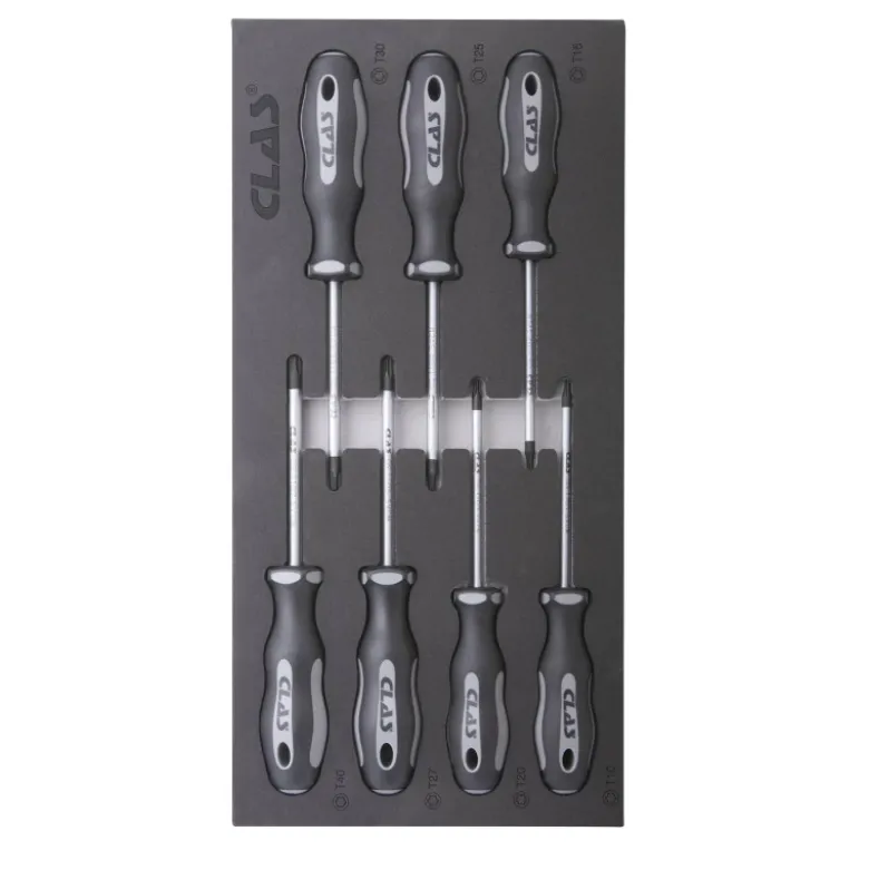 Insert tournevis torx t10-40 (7 pcs) CLAS OS 1100
