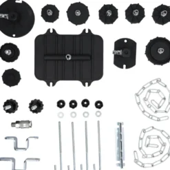 Jeu d'adaptateurs universels pour purgeur de frein 20pcs BRILLIANT TOOLS - BT701220