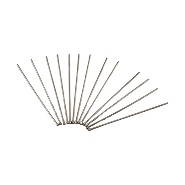 Jeu de 13 aiguilles 1,4 x 81 mm tête plate pour mini-dérouilleur DR1630 Airoutil - AM1001