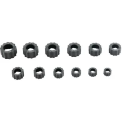 Jeu de bagues d’extraction pour écrous abîmés 12 pièces KS Tools 913.1415