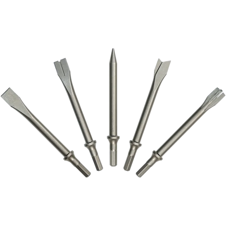 Jeu De 5 Burins Hexagonaux M7 - SC425